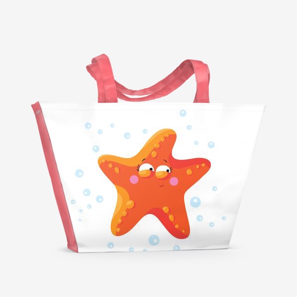 Пляжная сумка «Застенчивая морская звезда»