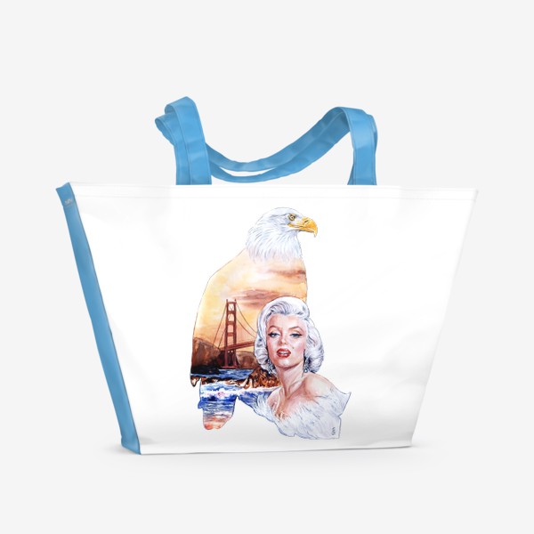 Пляжная сумка «Мэрилин Монро»