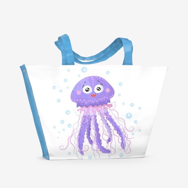 Пляжная сумка «Милая медуза»