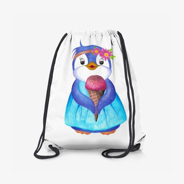 Рюкзак «Пингвин и мороженое. Милые животные»