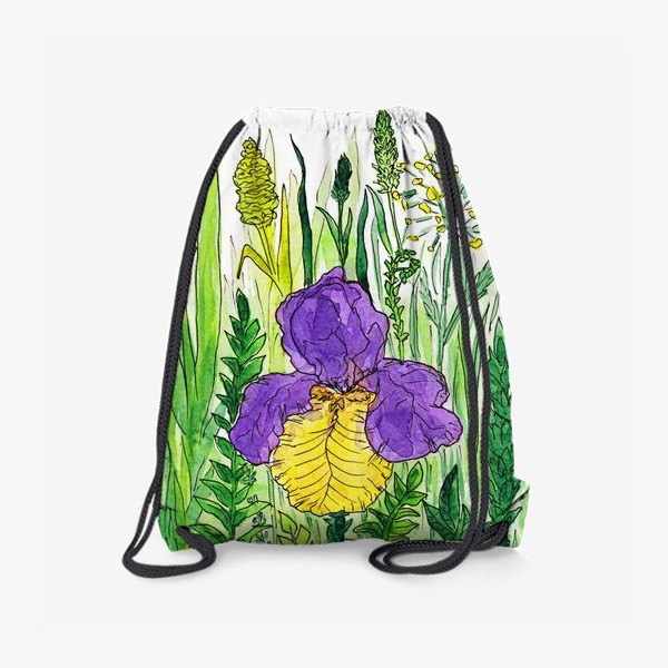 Рюкзак «Цветок ирис»
