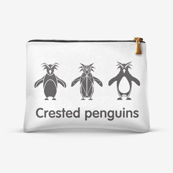 Косметичка «Хохлатые смешные пингвины»