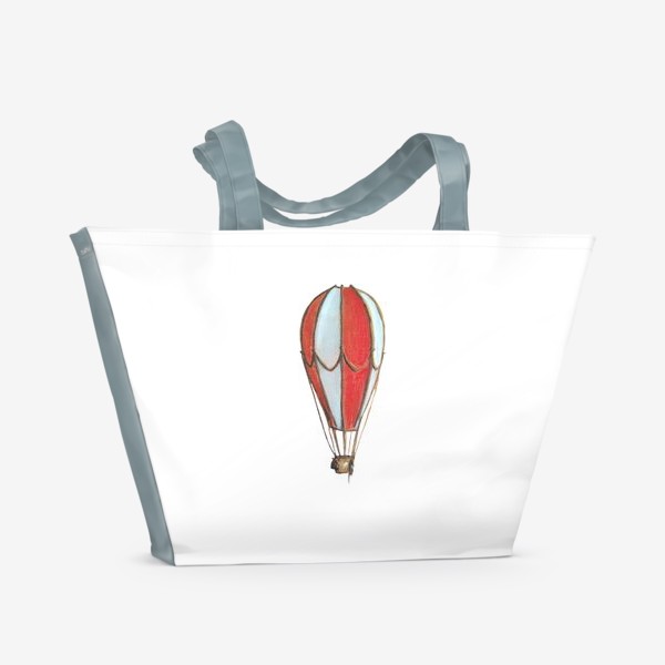 Пляжная сумка «Воздушный шар Винтаж Минимализм»