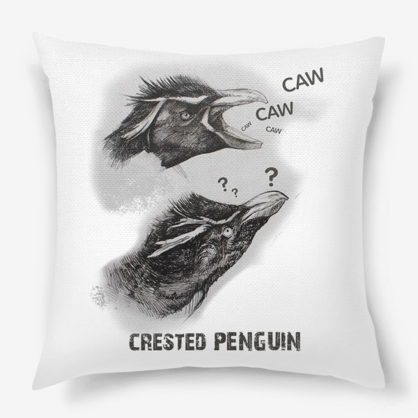 Подушка «Милые  пингвины»