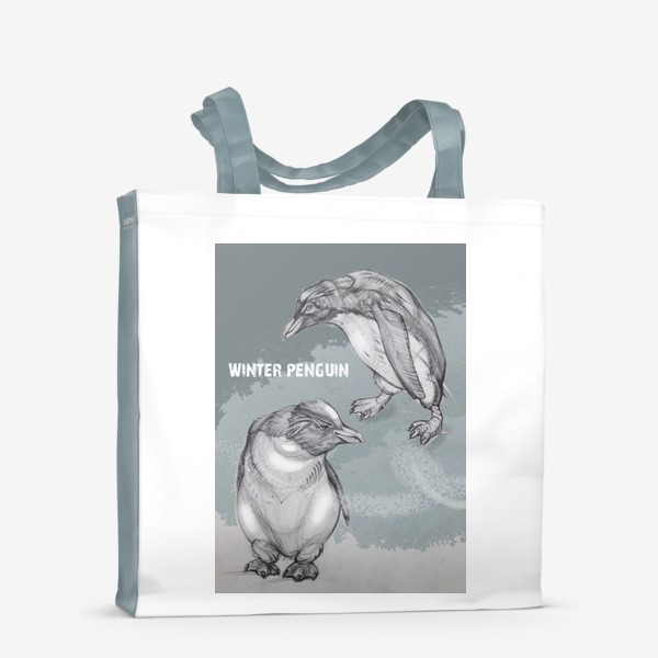 Сумка-шоппер «Милые  пингвины»
