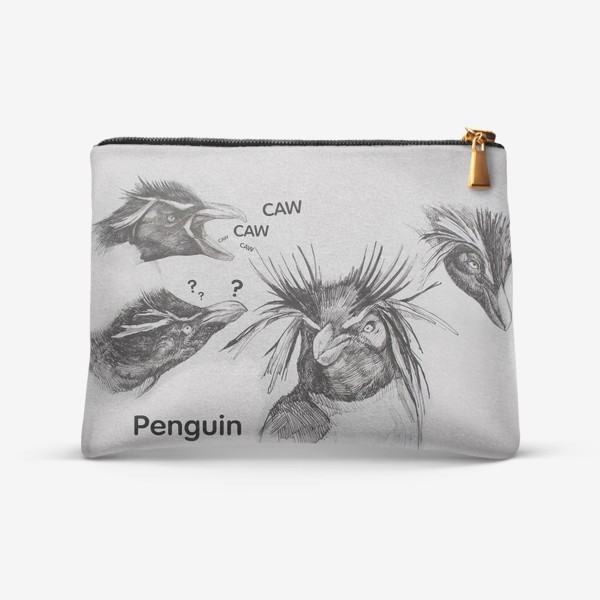 Косметичка «Милые  пингвины»