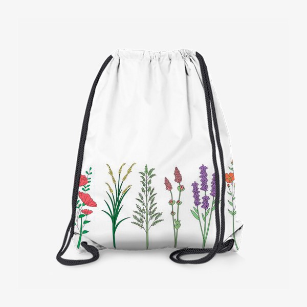 Рюкзак «Дикие травы и цветы»