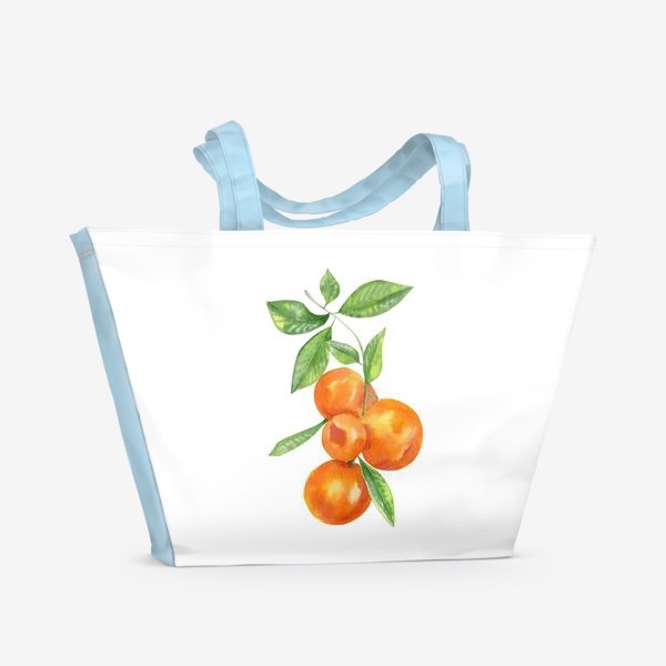 Пляжная сумка «Ветка апельсинов»