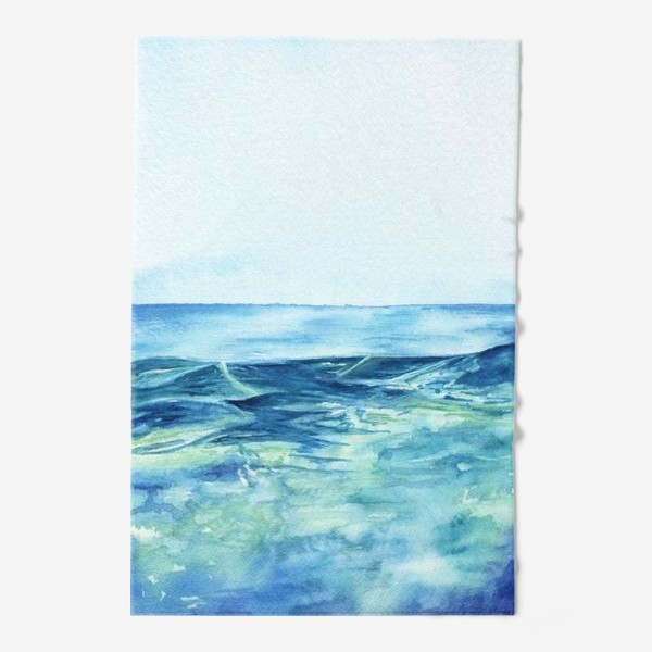 Полотенце «Акварельное море»