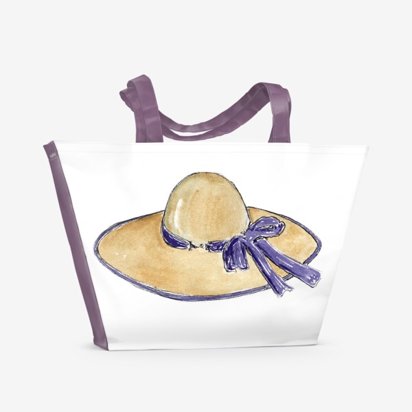Пляжная сумка «Шляпка! Лето! Счастье!»