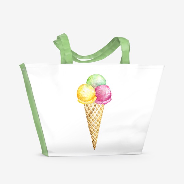 Пляжная сумка «Мороженое»