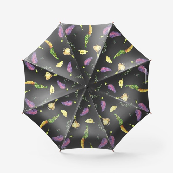 Зонт «вегетарианский узор»