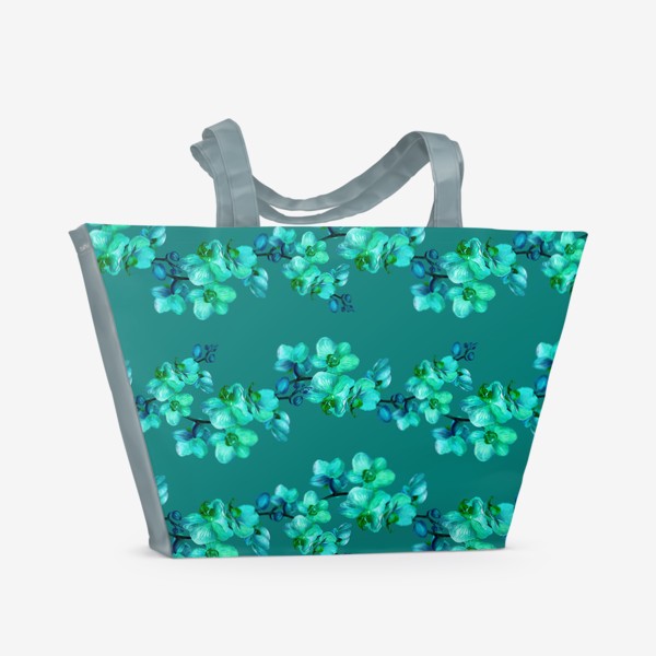 Пляжная сумка «Орхидеи в подарок»