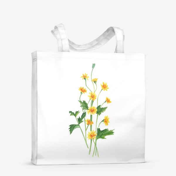 Сумка-шоппер «Желтые полевые цветы»