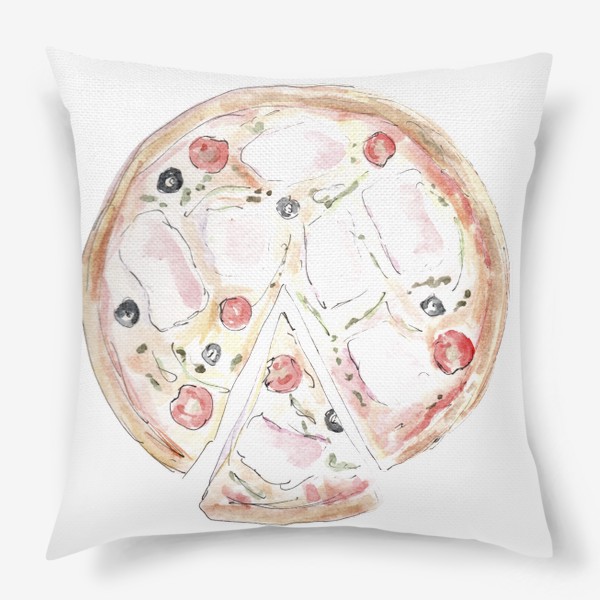 Подушка «Пицца! Собери жизнь по своему вкусу!»