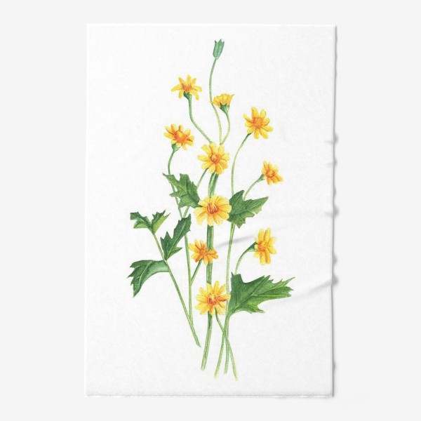 Полотенце «Желтые полевые цветы»