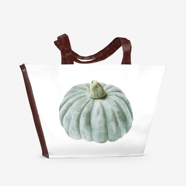 Пляжная сумка «Зеленая тыква»