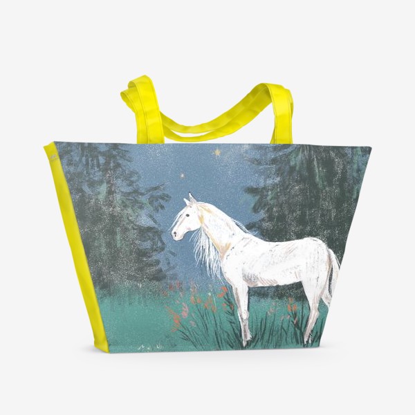 Пляжная сумка «Белая лошадь»