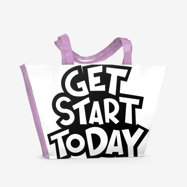 Пляжная сумка «Get start today»