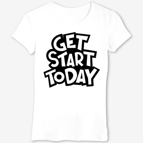 Футболка «Get start today»