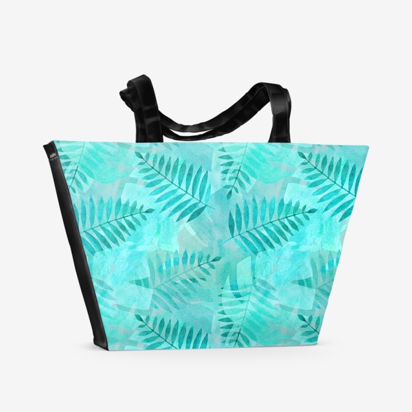 Пляжная сумка «Тропические листья»