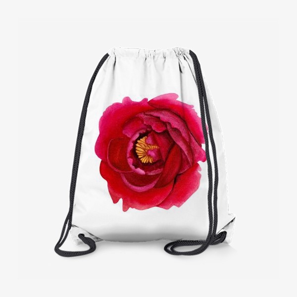 Рюкзак «Темно-розовый пион»