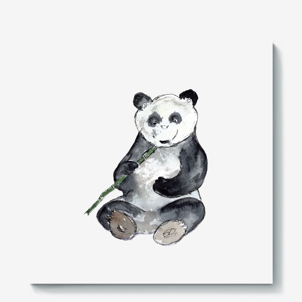 Холст «Панда. Улыбнись.»