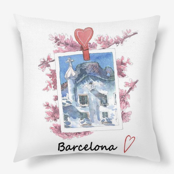 Подушка «I Love Barcelona»