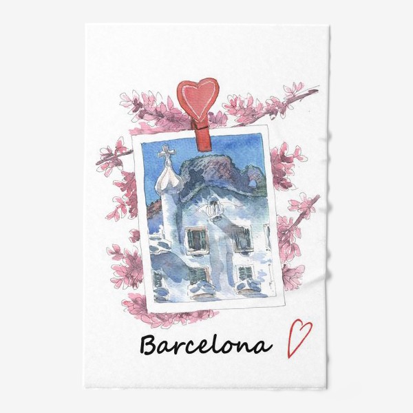 Полотенце «I Love Barcelona»