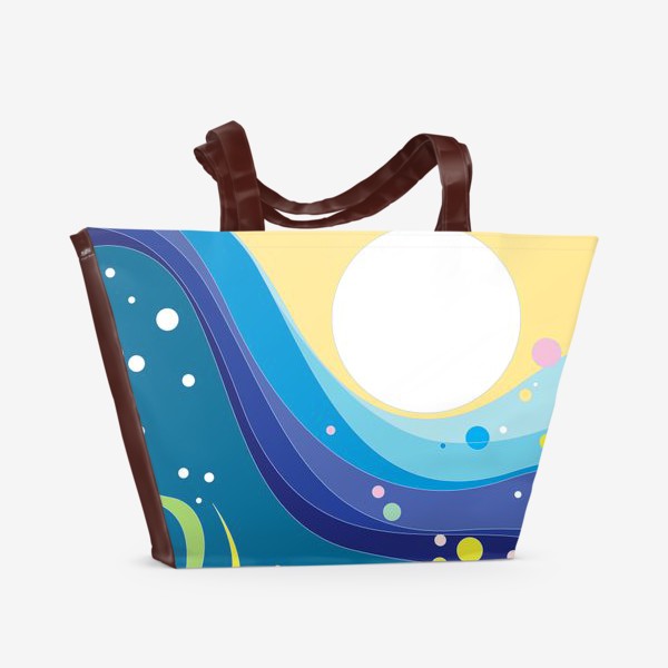 Пляжная сумка «Солнце над морем»