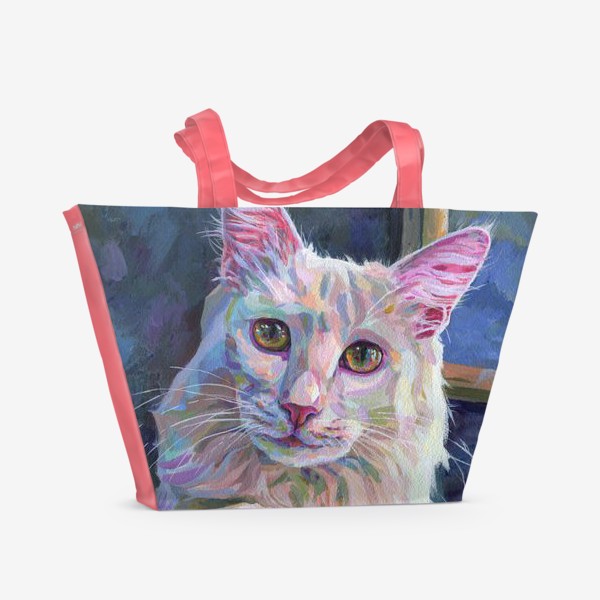 Пляжная сумка «White cat»