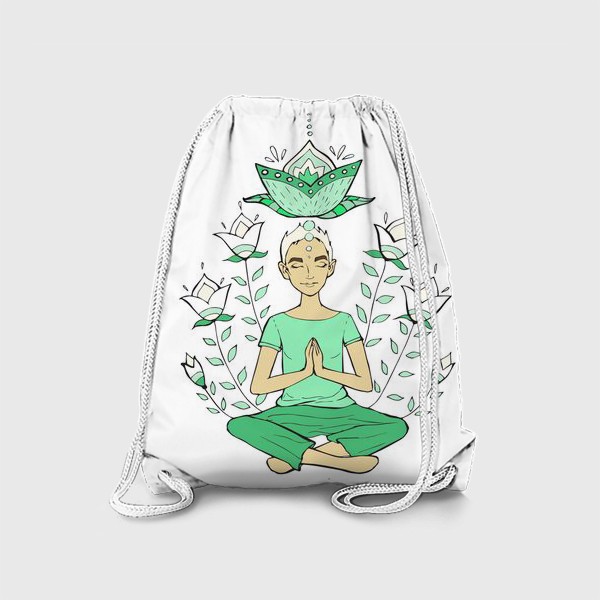 Рюкзак «Йога. Медитация. Подарок йогу. »