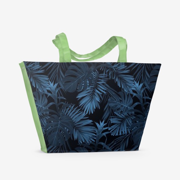 Пляжная сумка «Тропики, ночь»