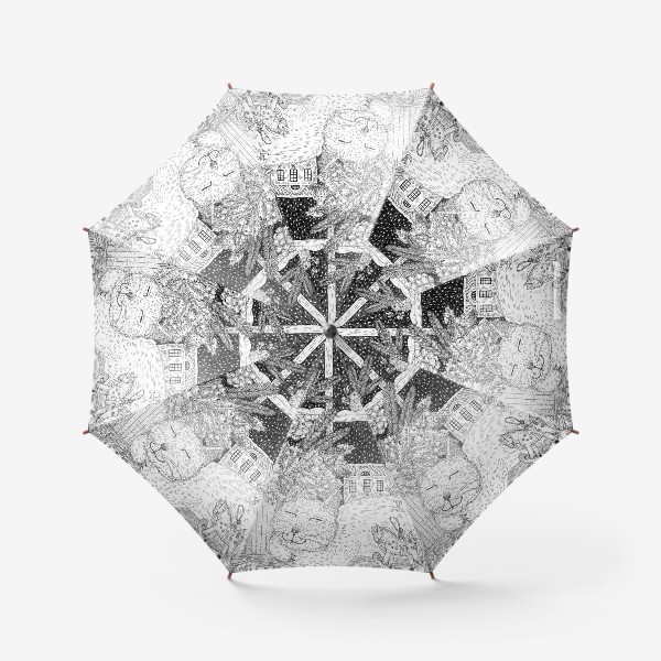 Зонт «С Новым годом!»