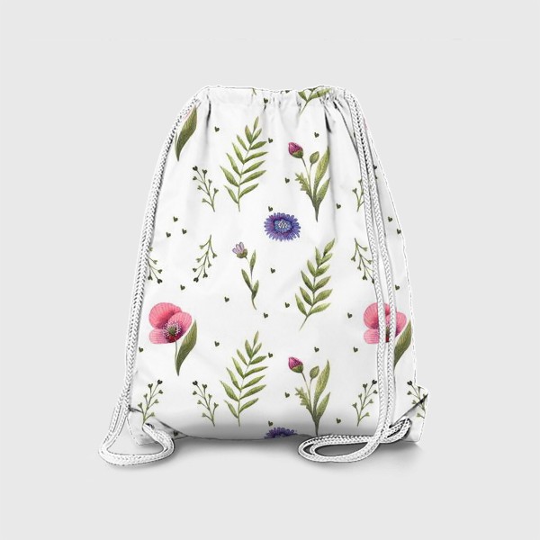 Рюкзак «Полевые цветы. Маки»