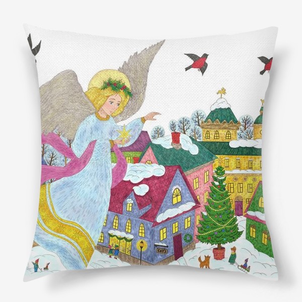 Подушка «Счастливого Рождества»
