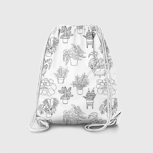 Рюкзак «Комнатные растения»