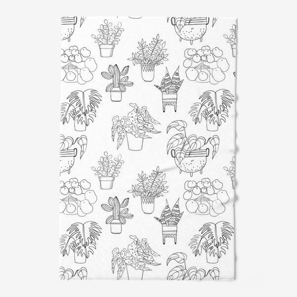 Полотенце «Комнатные растения»