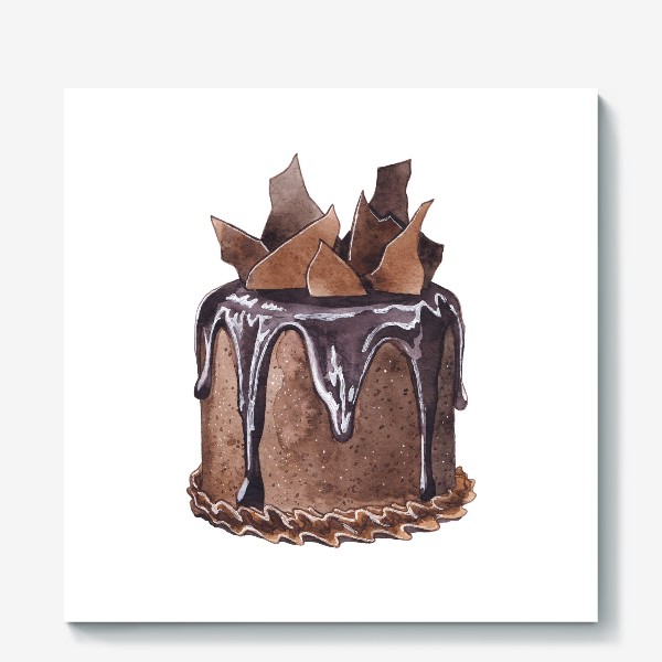 Холст &laquo;Шоколадный торт&raquo;