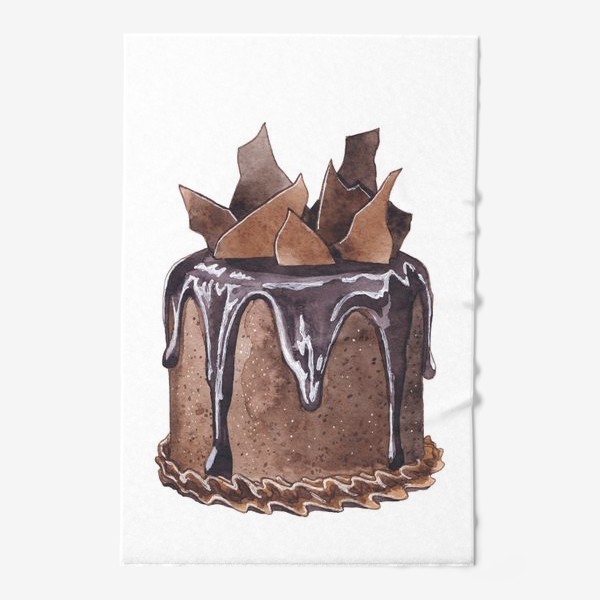 Полотенце &laquo;Шоколадный торт&raquo;