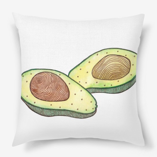 Подушка «Авокадо Половинки»
