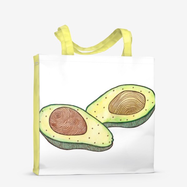Сумка-шоппер «Авокадо Половинки»