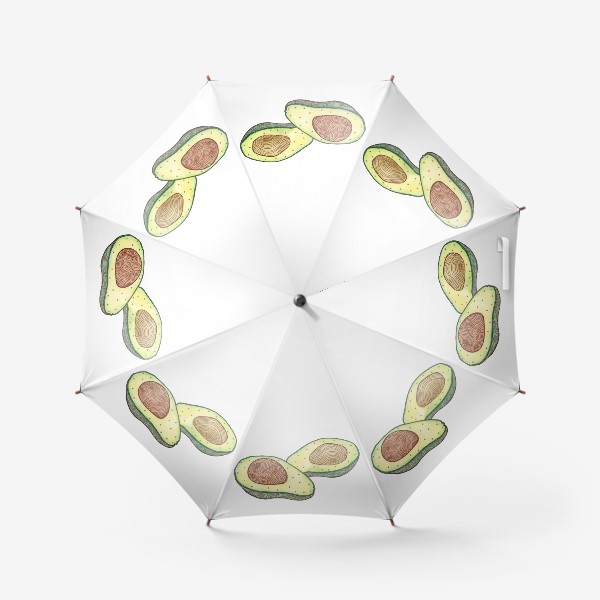 Зонт «Авокадо Половинки»