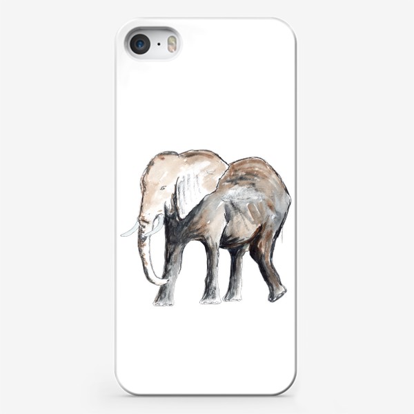 Чехол iPhone «Слон. Сильный и добрый.»
