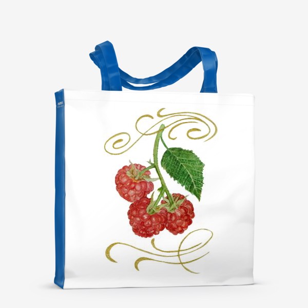 Сумка-шоппер «Акварель ягода Малина»
