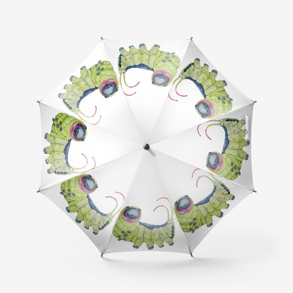 Зонт «Акварель веселая Гусеница»