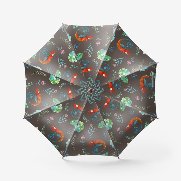 Зонт «Яркий хамелеон»