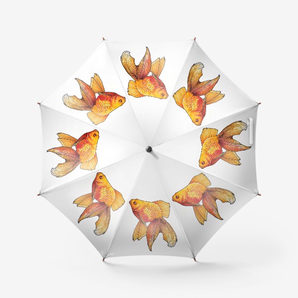 Зонт «Золотая рыбка»