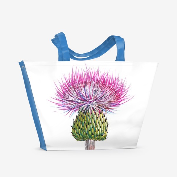 Пляжная сумка «Цветок Чертополоха»