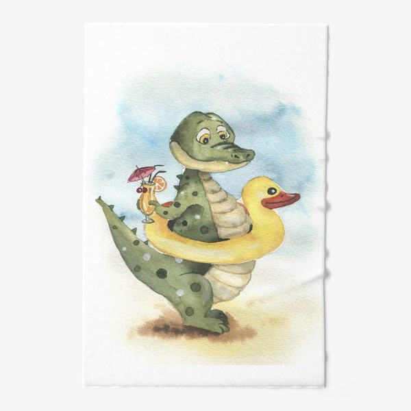 Полотенце «крокодил лето»